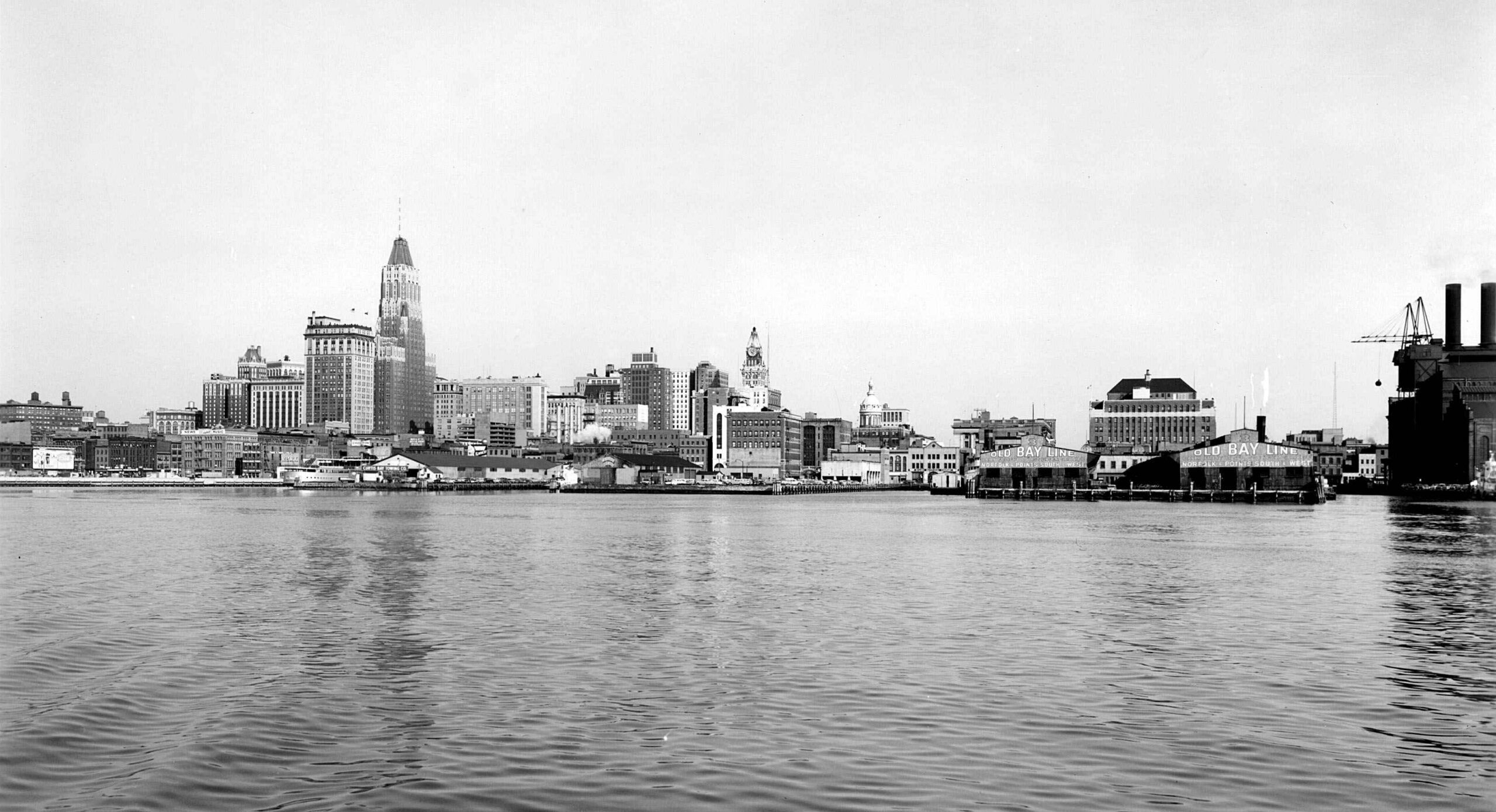 Baltimore Inner Harbor/Light Street (estimated 1930)