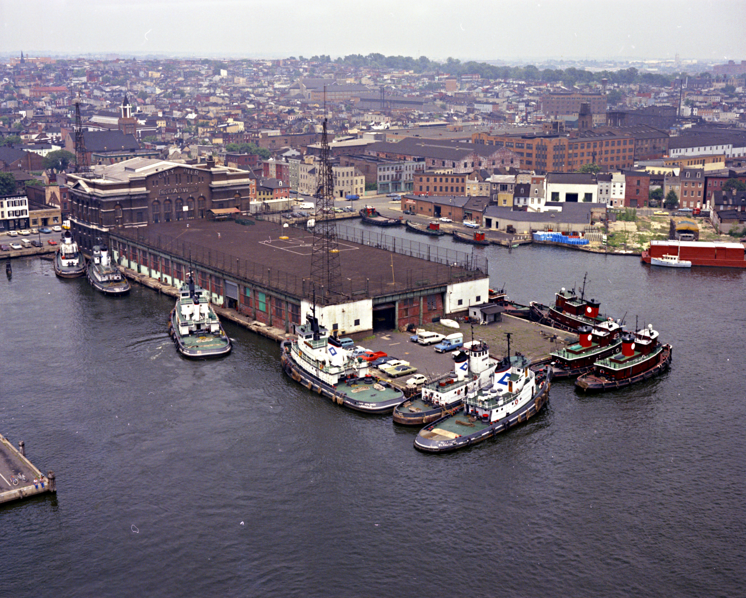 Tugboat Dock in Fells Point, 1973, Currently Pendry Hotel